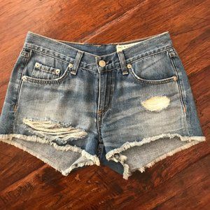 Size 24 rag & bone denim shorts